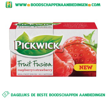 Fruit fusion framboos/aardbei 1-kops aanbieding