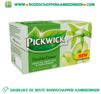 Pickwick Groene thee met grapefruit en lemon 1-kops aanbieding