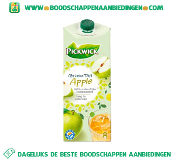 Pickwick Ice tea appel aanbieding