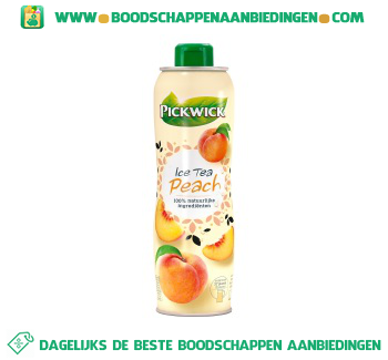 Ice tea siroop peach aanbieding