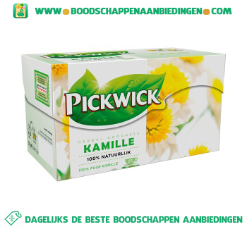 Pickwick Kamille thee 1-kops aanbieding