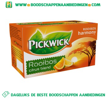Pickwick Rooibos citrus blend 1-kops aanbieding