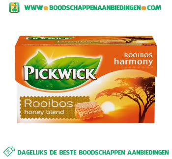 Pickwick Rooibos honing 1-kops aanbieding