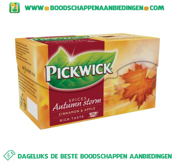 Pickwick Spices herfststorm 1-kops aanbieding