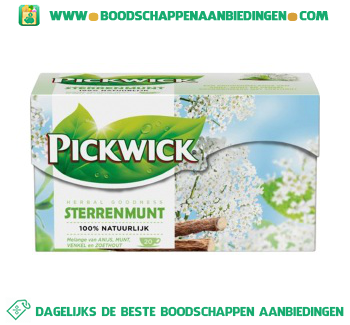 Pickwick Sterrenmunt 1-kops aanbieding