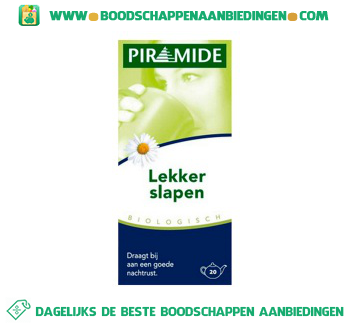 Piramide Lekker slapen thee aanbieding