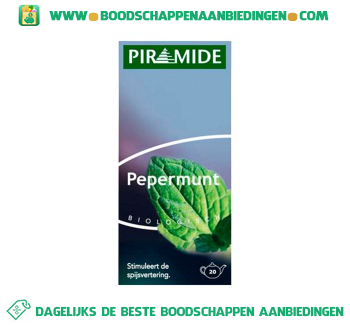 Piramide Pepermunt thee aanbieding