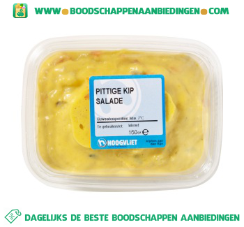 Pittige kip salade aanbieding