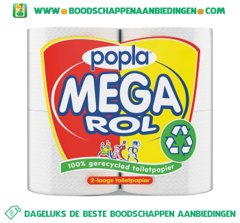 Popla Toiletpapier megarol aanbieding