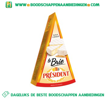 Président Brie aanbieding