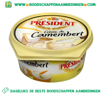 Président Crème de camembert aanbieding