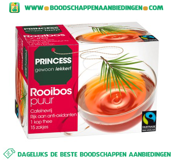 Rooibos thee aanbieding