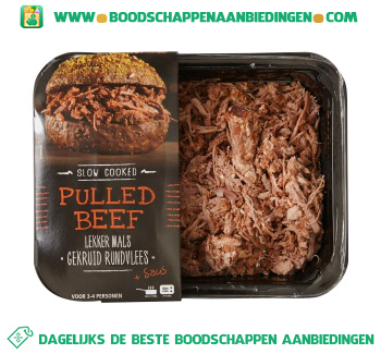 Pulled beef aanbieding