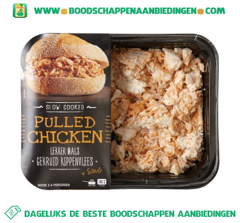 Pulled chicken aanbieding