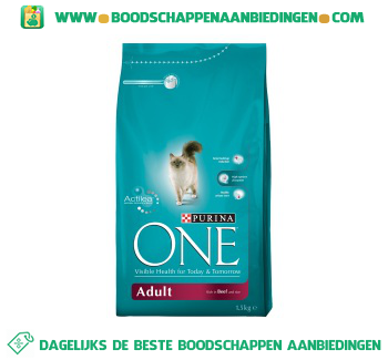 Purina One adult rundvlees & rijst aanbieding