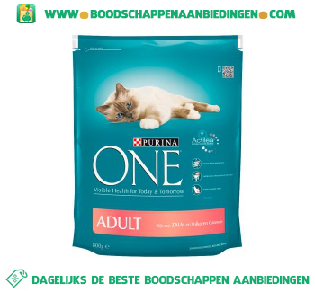 Purina One adult zalm & rijst aanbieding