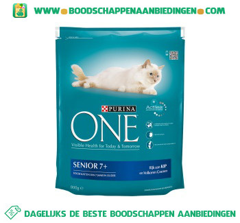 One cat senior kip/granen aanbieding