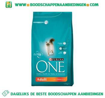 Purina One kip & rijst aanbieding