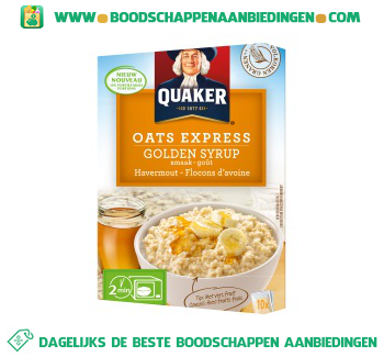 Oats express havermout golden syrup aanbieding