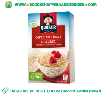 Oats express havermout naturel aanbieding