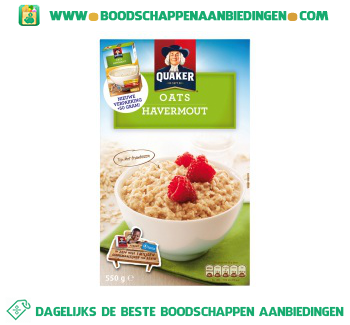 Oats havermout aanbieding