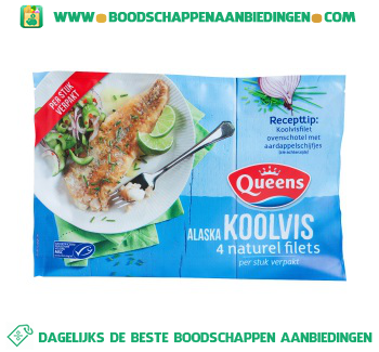 Queens Koolvis alaska aanbieding