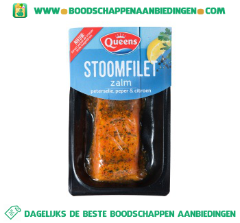 Stoomfilet zalm aanbieding