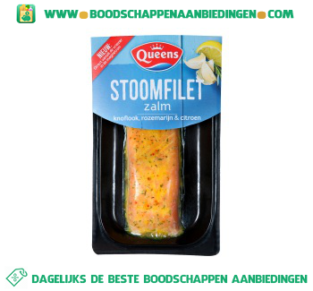 Queens Stoomfilet zalm knoflook aanbieding