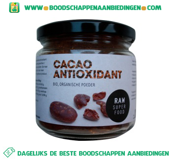 Raw Superfood Cacao antioxidant poeder aanbieding