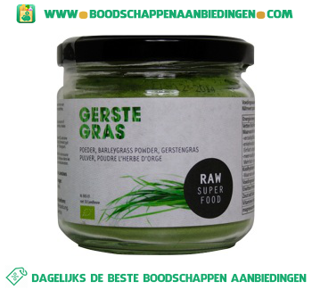 Raw Superfood Gerstegras poeder aanbieding