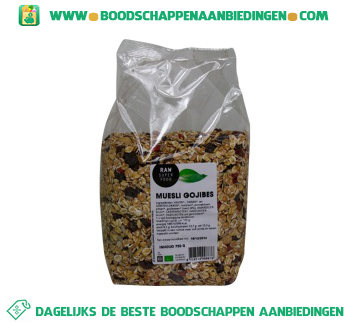 Raw Superfood Muesli gojibes aanbieding