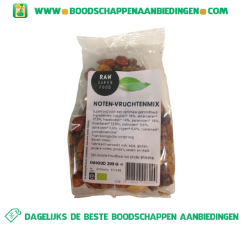 Raw Superfood Noten-vruchtenmix aanbieding