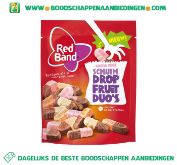 Red Band Dropfruit duo schuim aanbieding