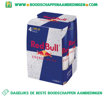 Red Bull Energy drink 4-pak aanbieding