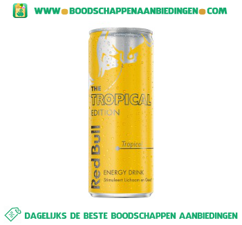 Red Bull The tropical edition aanbieding