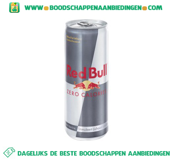 Red Bull Zero aanbieding