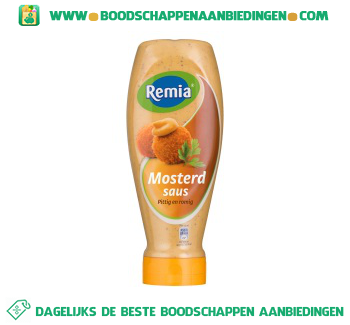 Remia Mosterdsaus aanbieding