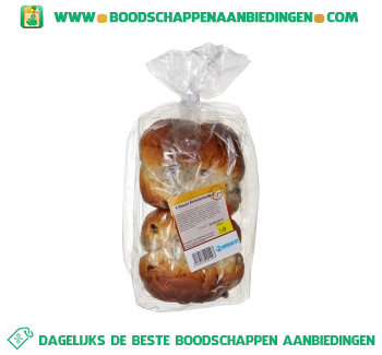 Reuze krentenbollen aanbieding