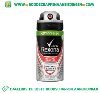 Rexona Deodorant spray active shield for men aanbieding