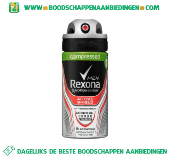 Deodorant spray active shield for men aanbieding