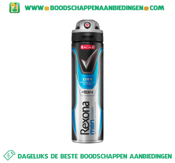 Rexona Deodorant spray men dry cobalt aanbieding