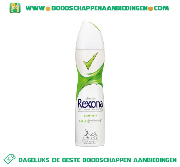 Rexona Deodorant spray women fresh aloe vera aanbieding