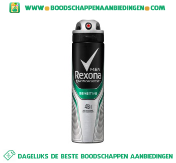 Rexona Deospray sensitive aanbieding