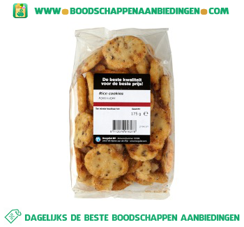 Rice cookies aanbieding