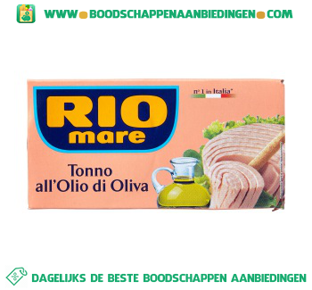 Rio Mare Tonno all’olio di olivia aanbieding