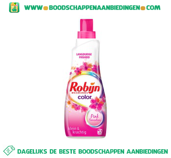 Robijn Wasmiddel Klein & Krachtig Pink Sensation Color aanbieding