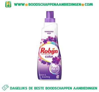 Robijn Wasmiddel Klein & Krachtig Purple Sensation Color aanbieding