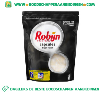 Wasmiddel capsules black velvet aanbieding