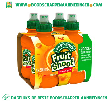 Fruitshoot sinaasappel 4-pak aanbieding