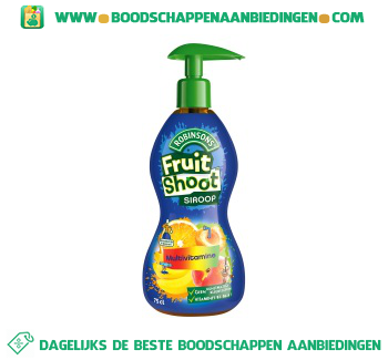 Robinsons Fruitshoot siroop pomp multi aanbieding